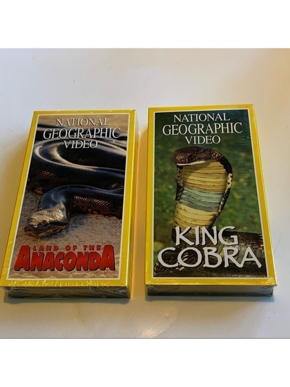 NATIONAL GEOGRAPHIC King Cobra and Land of the Anaconda two videos nature NEW
